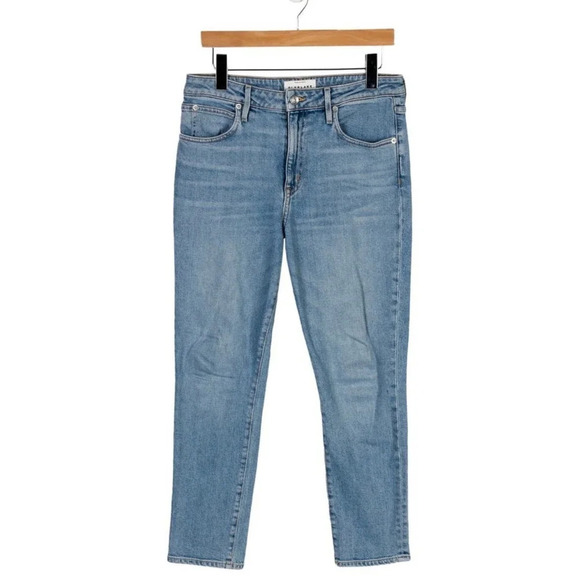 SLVRLAKE Lou Lou Strainght Leg Jeans Love Burns Size 30 - Picture 3 of 11